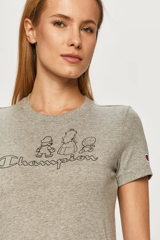 szary Champion - T-shirt x Super Mario 114714