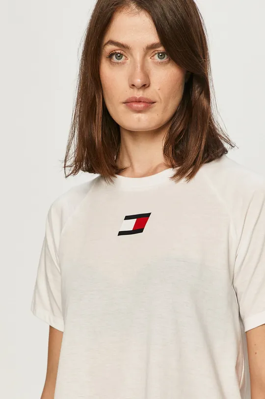 biały Tommy Sport - T-shirt