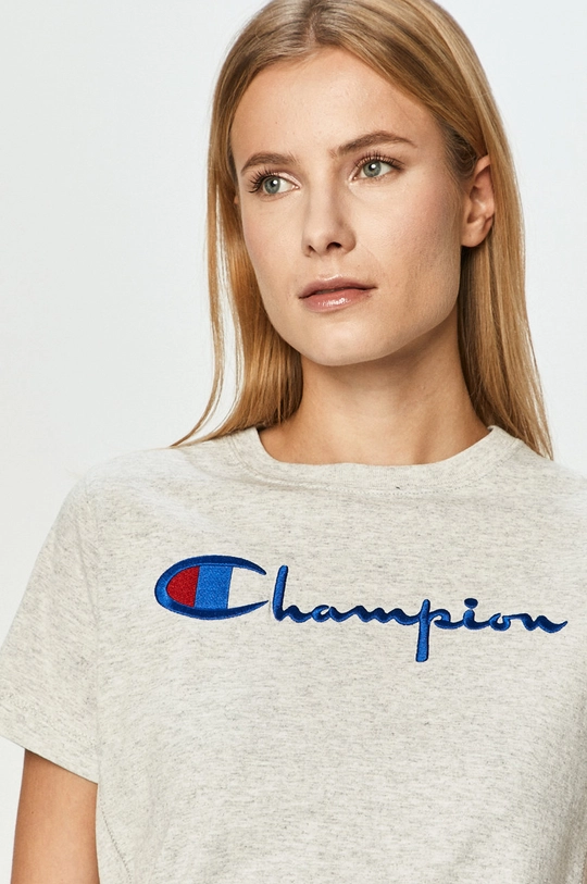 szary Champion - T-shirt 110992.D Damski