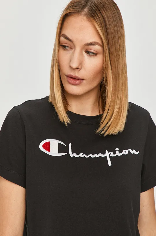 czarny Champion - T-shirt 110992.D