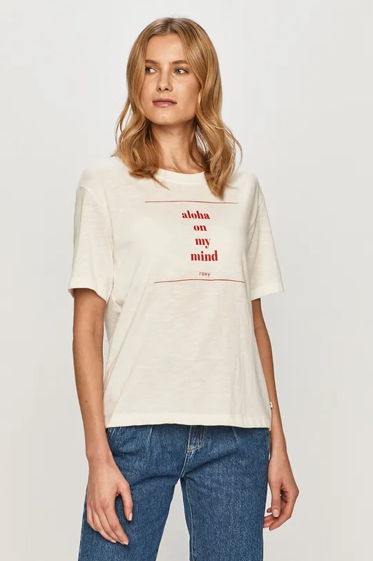 biały Roxy - T-shirt Damski
