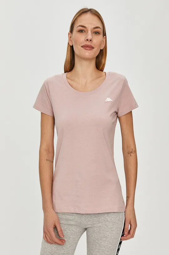 różowy Kappa - T-shirt Damski