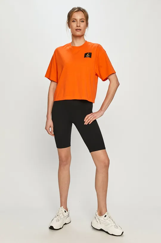 pomarańczowy Jordan - T-shirt Damski