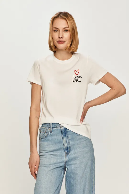 Karl Lagerfeld - T-shirt 205W1702 100 % Bawełna