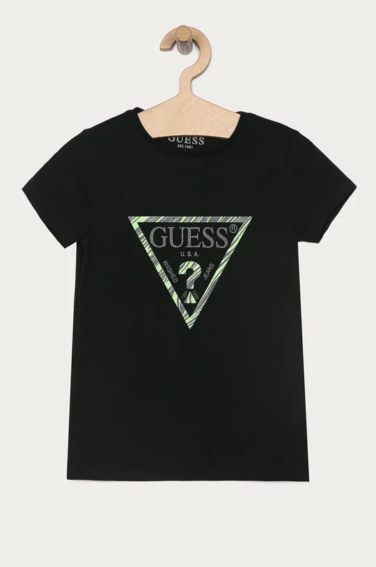 чёрный Guess Jeans - Детская футболка 116-175 см Для девочек
