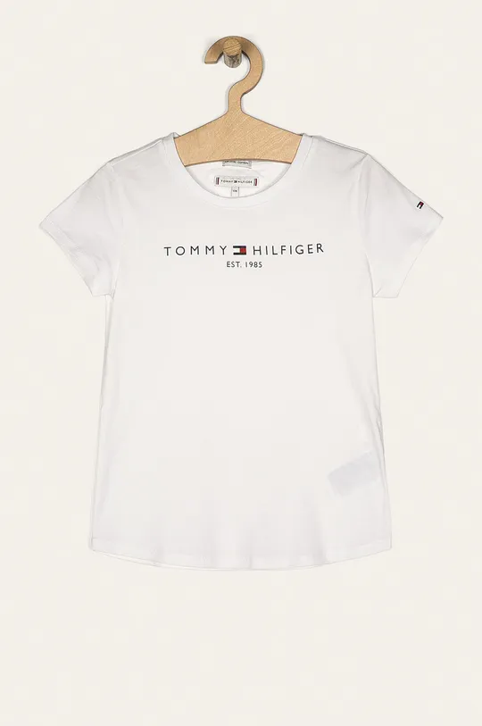 biały Tommy Hilfiger - T-shirt dziecięcy 74-176 cm KG0KG05242 Dziewczęcy