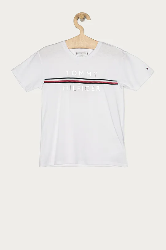 biały Tommy Hilfiger - T-shirt dziecięcy 104-176 cm Dziewczęcy