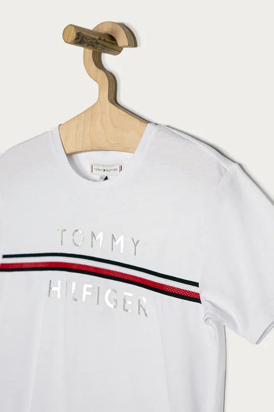 biały Tommy Hilfiger - T-shirt dziecięcy 104-176 cm