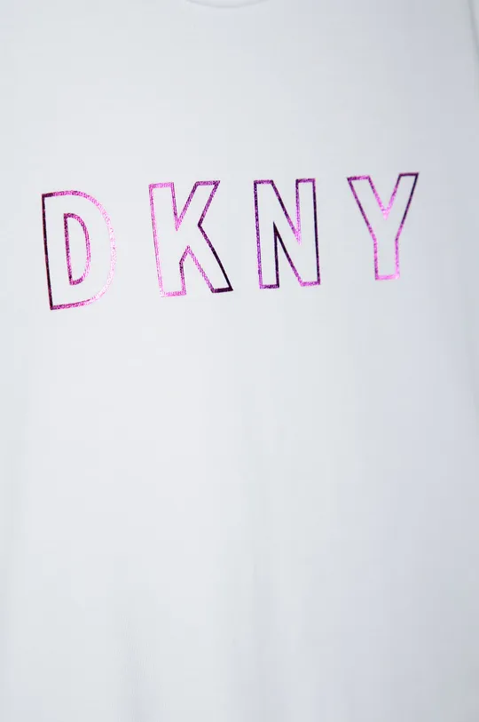 Dkny - T-shirt dziecięcy D35Q77 biały