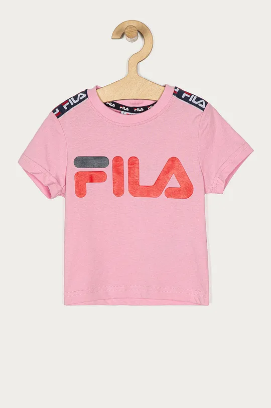 różowy Fila - T-shirt dziecięcy Dziewczęcy