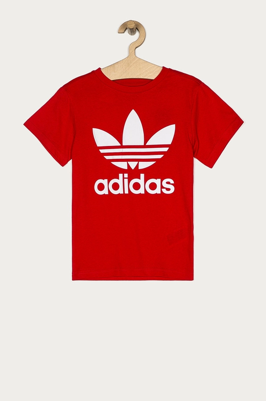 červená adidas Originals - Detské tričko 128-164 cm ED7795 Detský