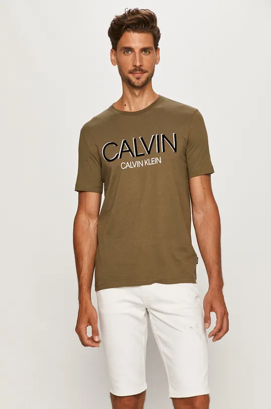zelená Calvin Klein - Tričko