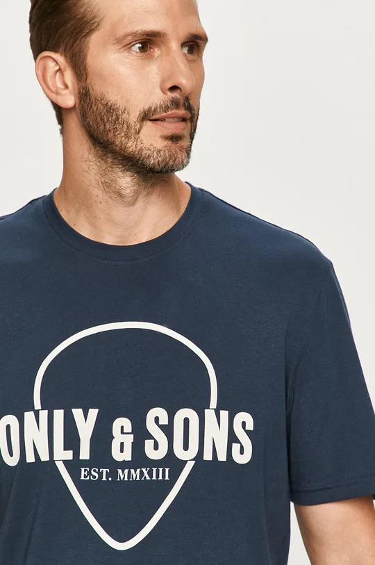 sötétkék Only & Sons - T-shirt