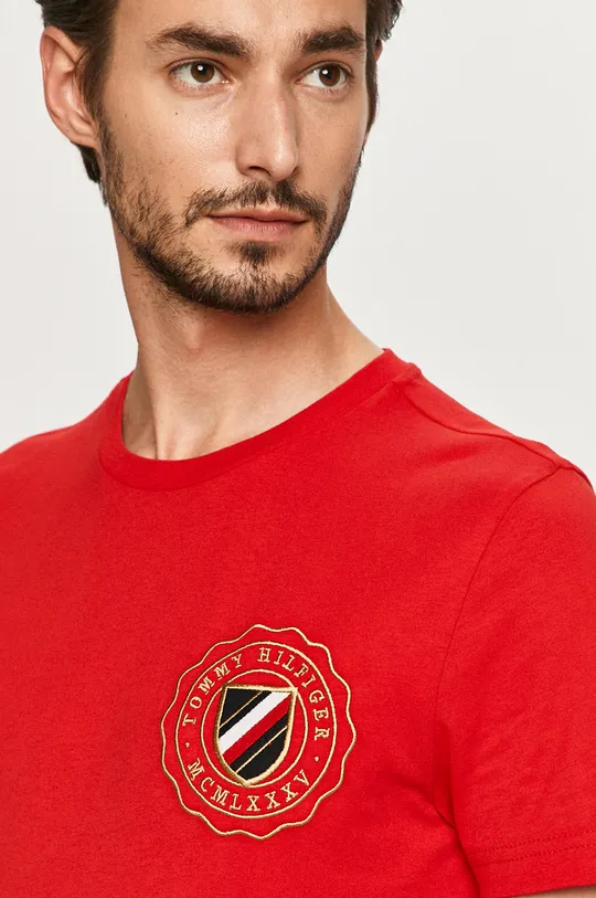 czerwony Tommy Hilfiger - T-shirt