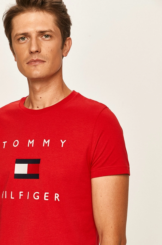 červená Tommy Hilfiger - Tričko Pánsky