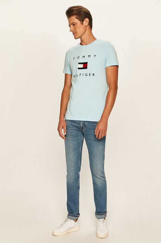 Tommy Hilfiger - T-shirt jasny niebieski