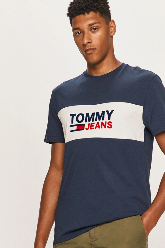 tmavomodrá Tommy Jeans - Tričko