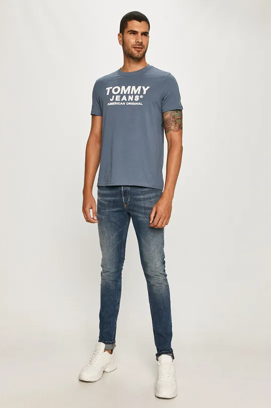 Tommy Jeans - Футболка блакитний