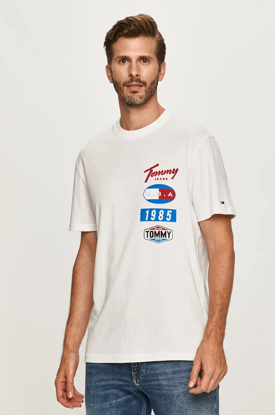 белый Tommy Jeans - Футболка Мужской