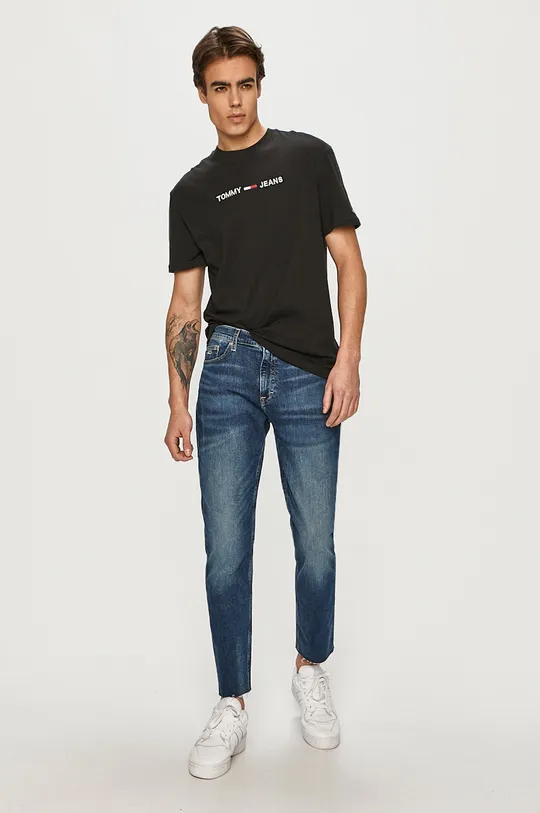 Tommy Jeans - T-shirt DM0DM08472 czarny
