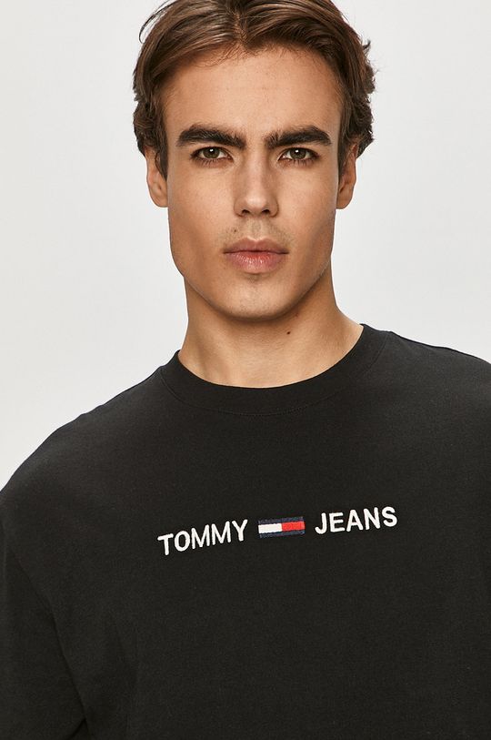 czarny Tommy Jeans - T-shirt