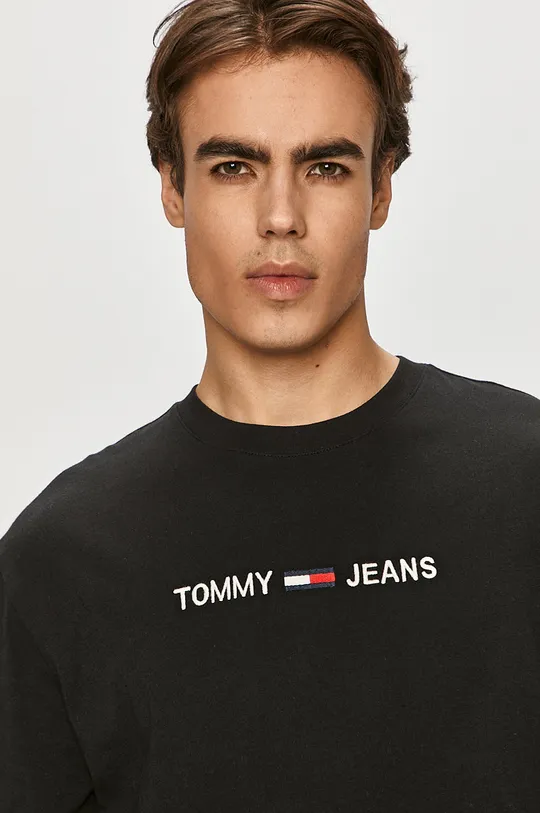 czarny Tommy Jeans - T-shirt DM0DM08472
