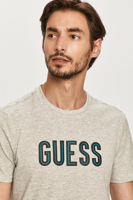 sivá Guess Jeans - Tričko Pánsky