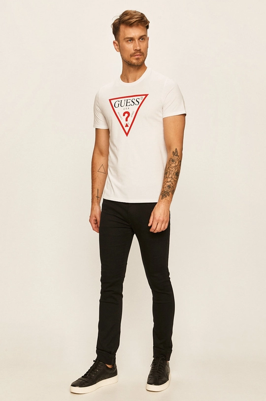 Guess Jeans - T-shirt fehér