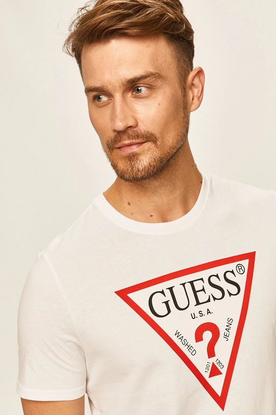 biela Guess Jeans - Tričko