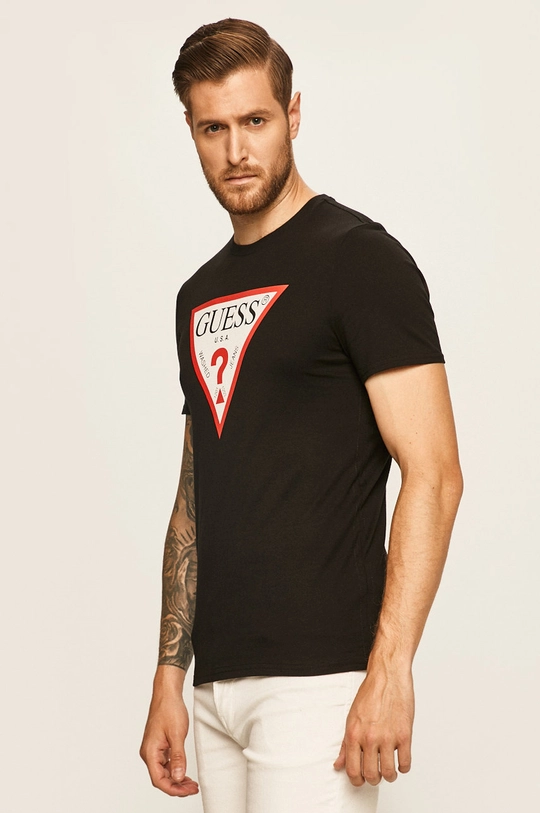 fekete Guess Jeans - T-shirt Férfi