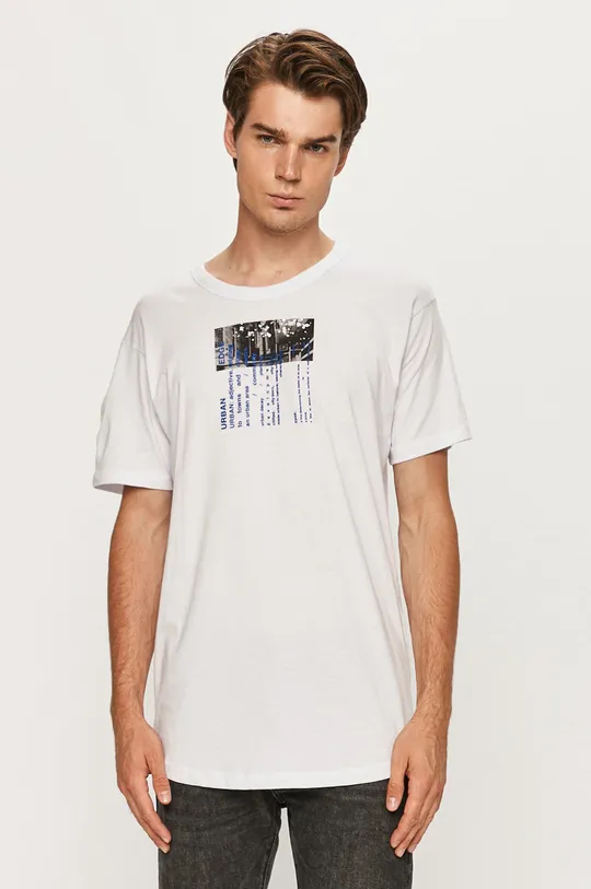 biały Jack & Jones - T-shirt Męski