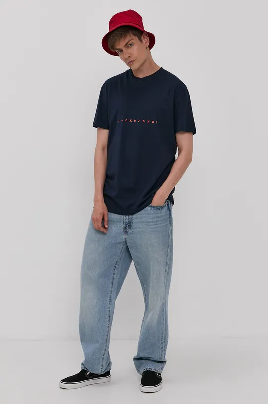 Jack & Jones T-shirt granatowy