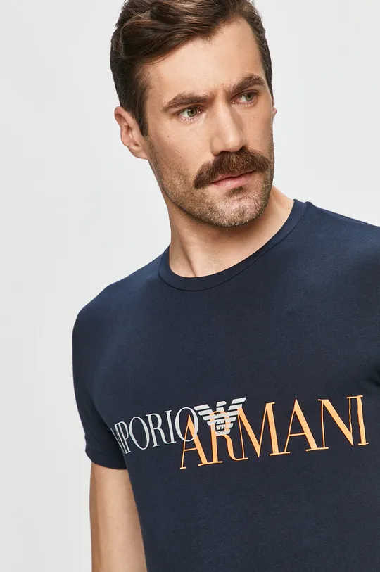 sötétkék Emporio Armani - T-shirt Férfi