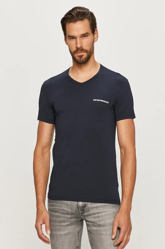 sötétkék Emporio Armani - T-shirt (2-pack) Férfi
