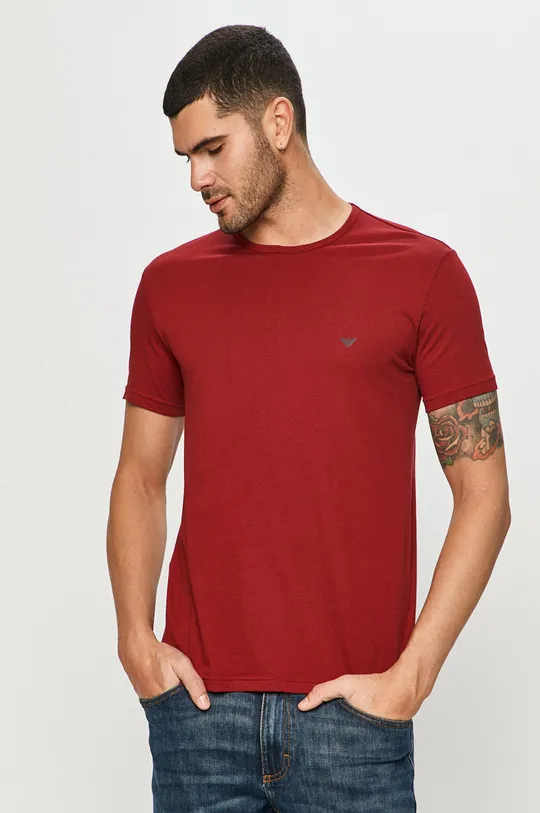 červená Emporio Armani - Tričko (2-pak) Pánsky