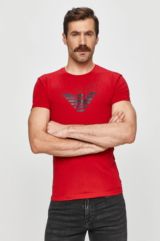 piros Emporio Armani - T-shirt Férfi