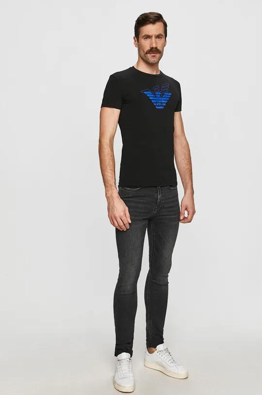 Emporio Armani - T-shirt 111035.0A725 czarny