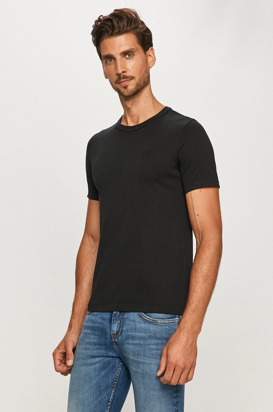 czarny Levi's - T-shirt Męski