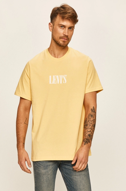 żółty Levi's - T-shirt Męski