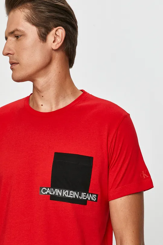 piros Calvin Klein Jeans - T-shirt
