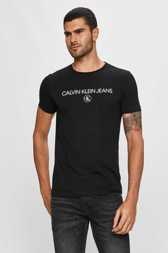 fekete Calvin Klein Jeans - T-shirt Férfi