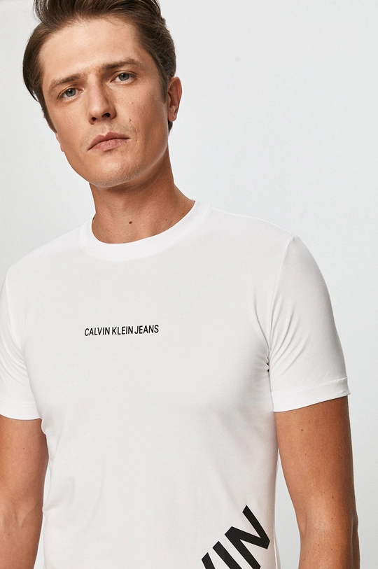 fehér Calvin Klein Jeans - T-shirt