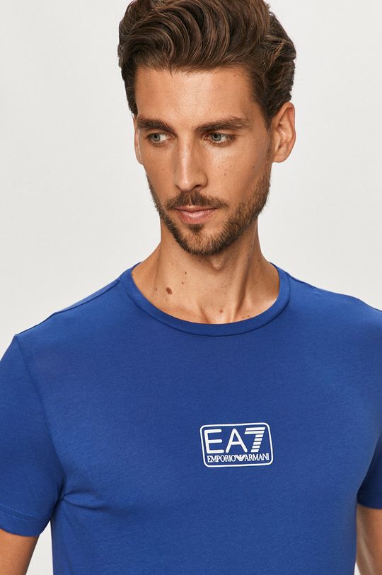 modrá EA7 Emporio Armani - Tričko