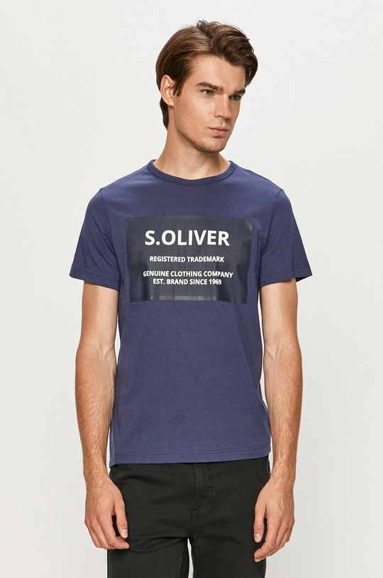 niebieski s. Oliver - T-shirt Męski