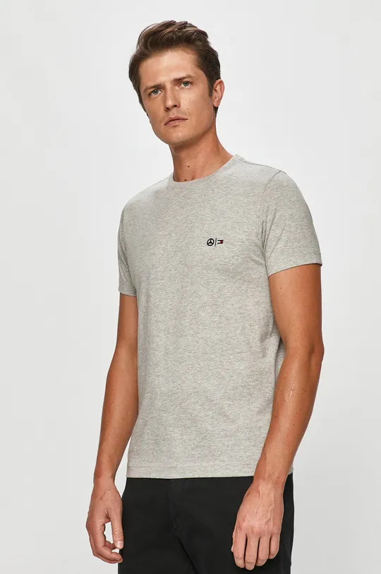 szürke Tommy Hilfiger Tailored - T-shirt x Mercedes