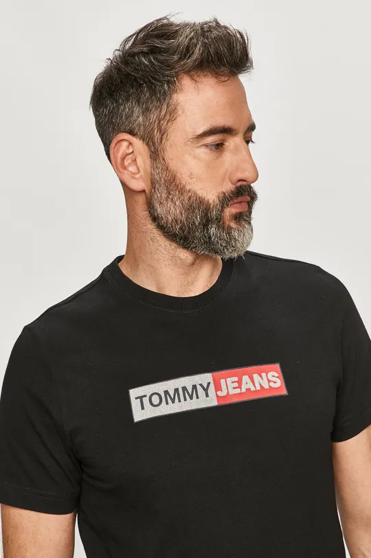 чорний Tommy Jeans - Футболка Чоловічий