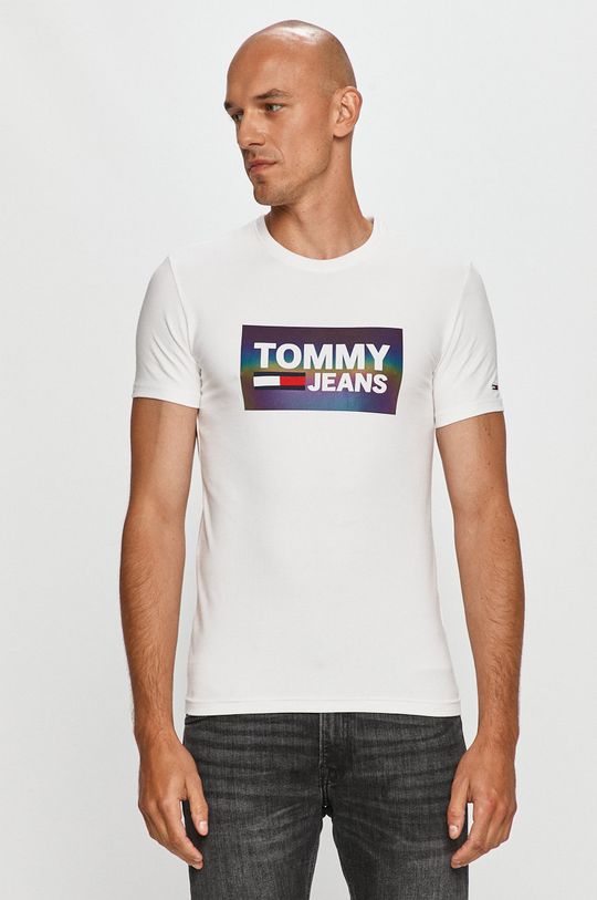 bijela Tommy Jeans - Majica Muški