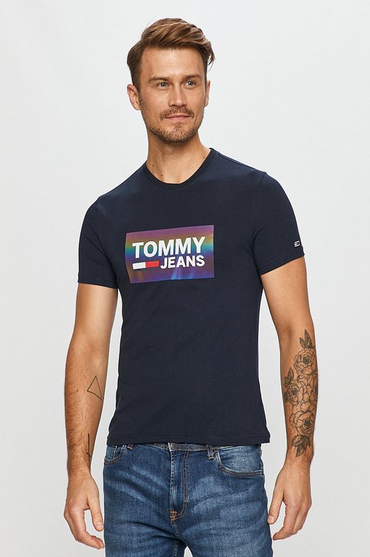 mornarsko plava Tommy Jeans - Majica Muški