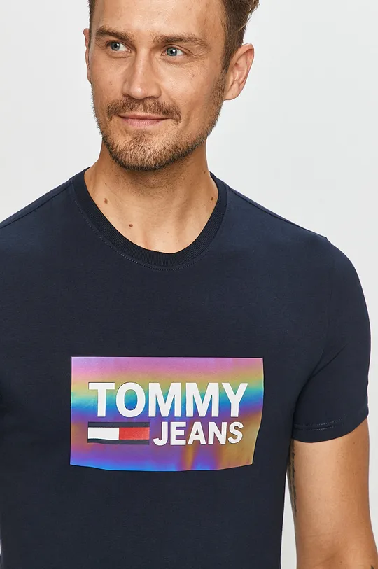 tmavomodrá Tommy Jeans - Tričko