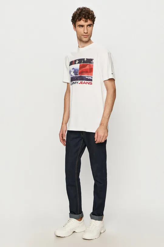 Tommy Jeans - T-shirt DM0DM08793 biały